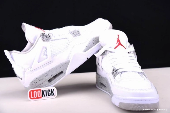 Cheap Husky 4 Retro CT8527-100 (2021) Oreo White Jordan 0821